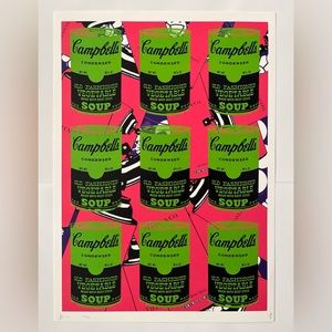 DEATHI323 by Death NYC, Artist Proof, Warhol, Campbell Soup, Street Art, Pop Art